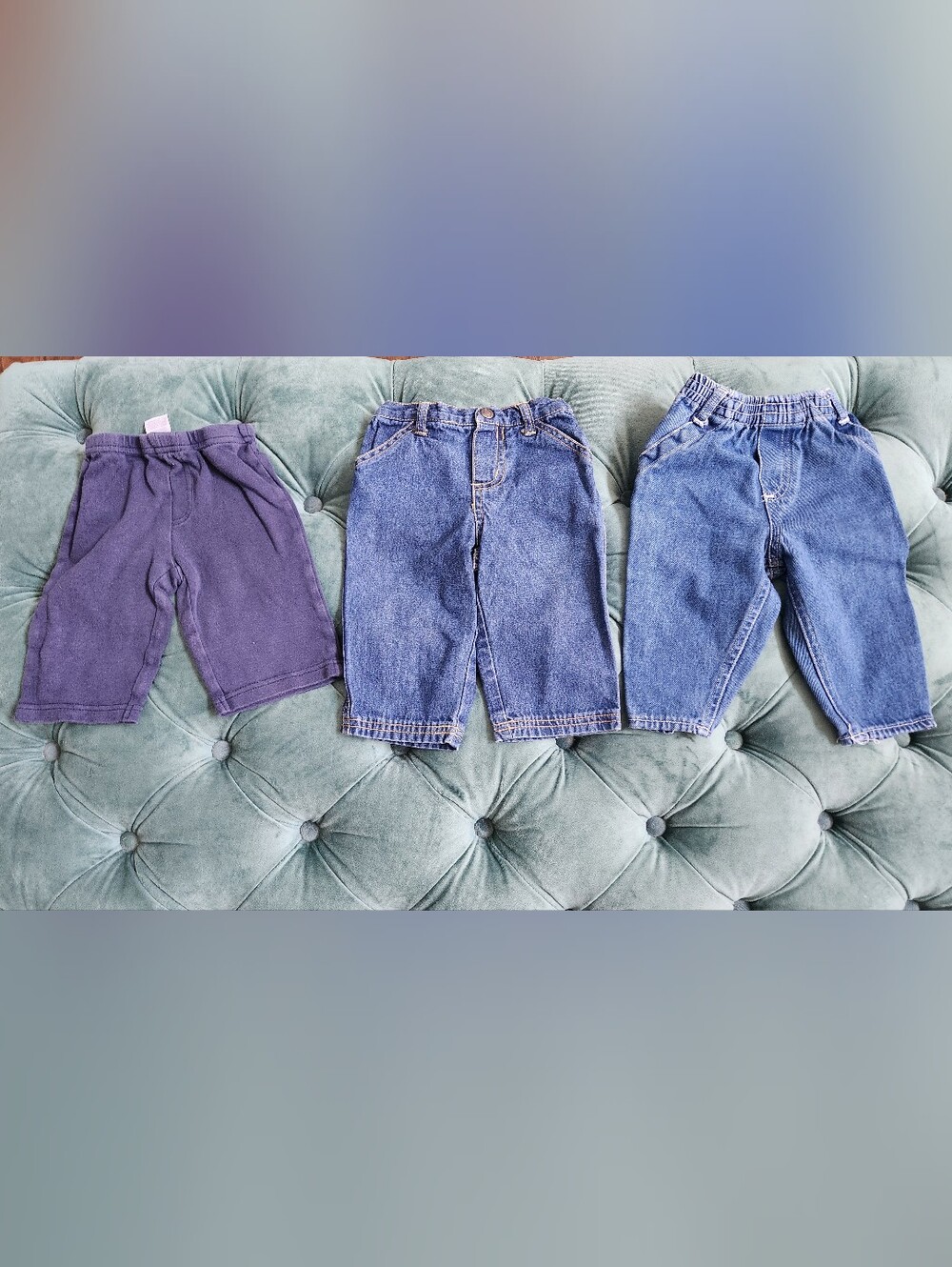 Carter's And Izod Blue Kids Denim & Knit Bottoms Pack